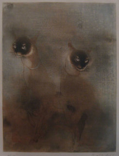 Cats 1966 Limited Edition Print - Kaiko Moti Cats 1966 Limited Edition Print - Kaiko Moti
