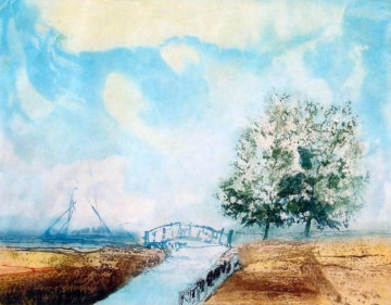 Small Bridge 1969 Limited Edition Print - Kaiko Moti Small Bridge 1969 Limited Edition Print - Kaiko Moti