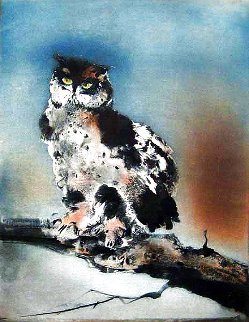 Le Grande Doc (Owl) Limited Edition Print - Kaiko Moti Le Grande Doc (Owl) Limited Edition Print - Kaiko Moti