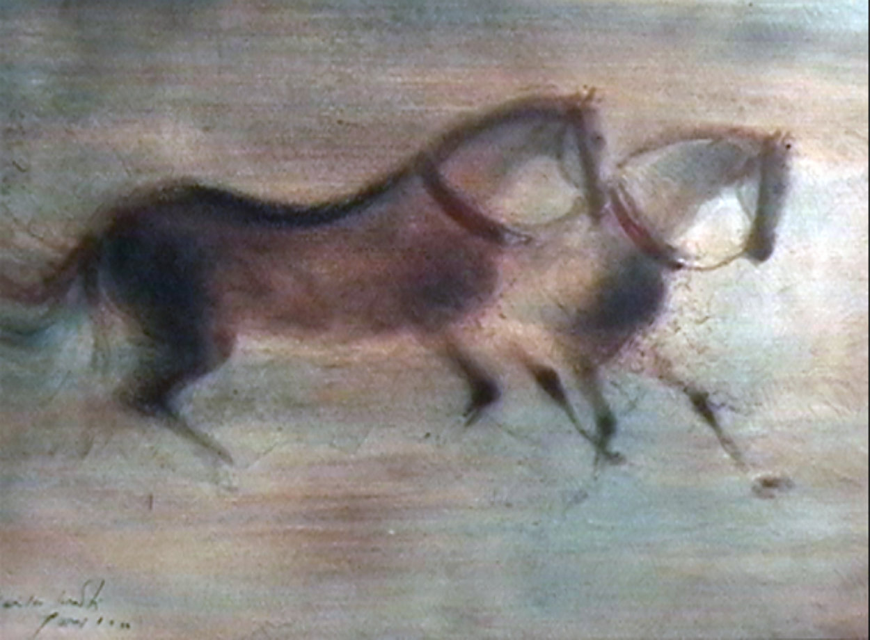 Paris Horses AP 1966 Limited Edition Print by Kaiko Moti Paris Horses AP 1966 Limited Edition Print by Kaiko Moti