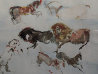 Rare Set of 5 Untitled Animal Etchings 1964 (Early) Limited Edition Print by Kaiko Moti - 1