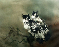 Rare Set of 5 Untitled Animal Etchings 1964 Limited Edition Print by Kaiko Moti - 1 Rare Set of 5 Untitled Animal Etchings 1964 Limited Edition Print by Kaiko Moti - 1