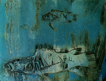 Coelacanthes AP Limited Edition Print - Kaiko Moti Coelacanthes AP Limited Edition Print - Kaiko Moti