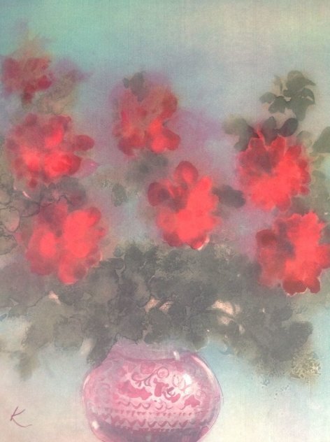 Fleurs Rouges 1975 Limited Edition Print by Kaiko Moti
