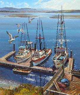 Morro Bay 26x30 Original Painting - Fil Mottola Morro Bay 26x30 Original Painting - Fil Mottola