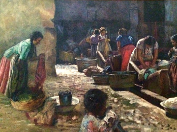 Untitled Latin Painting 56x32 Huge Original Painting - Fil Mottola Untitled Latin Painting 56x32 Huge Original Painting - Fil Mottola
