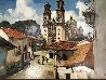 Taxco Mexico 1970 40x50 Huge Original Painting by Fil Mottola - 0