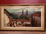 Untitled Landscape 35x59 Huge Original Painting by Fil Mottola - 1 Untitled Landscape 35x59 Huge Original Painting by Fil Mottola - 1