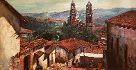 Untitled Landscape 35x59  Huge Original Painting by Fil Mottola - 0
