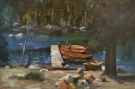 High Sierras - California Original Painting - Fil Mottola