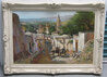 Small Mexican Village 24x36 - Oil on Canvas - Huge - Signed Twice Original Painting by Fil Mottola - 1