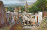 Small Mexican Village 24x36 - Oil on Canvas - Huge - Signed Twice Original Painting by Fil Mottola - 0