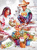 Flower Children 23x20 Original Painting by Fil Mottola - 0