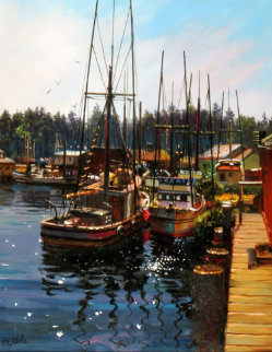 Morro Bay, California II 11x14 Original Painting - Fil Mottola Morro Bay, California II 11x14 Original Painting - Fil Mottola