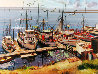 Morro Bay, California 42x52 - Huge Original Painting by Fil Mottola - 0