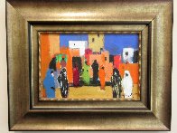 Place Aux Herbes a Marrakech 2004 10x15 Original Painting by Marcel Mouly - 4
