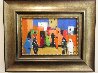 Place Aux Herbes a Marrakech 2004 10x15 Original Painting by Marcel Mouly - 4