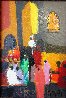 Indous Dans Le Temple 1987 12x15 Original Painting by Marcel Mouly - 0
