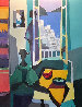 La Fenetre Grecque 2002 45x55 Original Painting by Marcel Mouly - 0