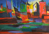 Port Au Moulin Rougue 2006 - France Limited Edition Print by Marcel Mouly - 0