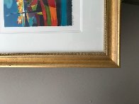 Bateaux Elevant Les Maison 1996 Limited Edition Print by Marcel Mouly - 4 Bateaux Elevant Les Maison 1996 Limited Edition Print by Marcel Mouly - 4