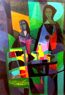Les 2 Asiatique Limited Edition Print - Marcel Mouly Les 2 Asiatique Limited Edition Print - Marcel Mouly