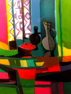 Cerises Au Rideau African Limited Edition Print - Marcel Mouly Cerises Au Rideau African Limited Edition Print - Marcel Mouly
