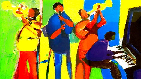 Guimtette Jazz 2004 Limited Edition Print - Marcel Mouly
