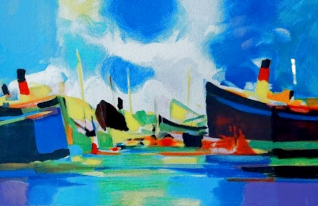 Port Aux Grands Nuages 2 - France Limited Edition Print by Marcel Mouly