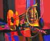 Guitar and Horn in Harmony 2004 - Huge Limited Edition Print by Marcel Mouly - 0