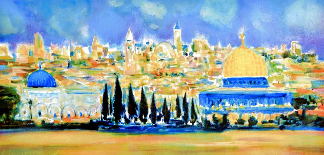 Jerusalem 2004 - Huge - Israel Limited Edition Print by Marcel Mouly