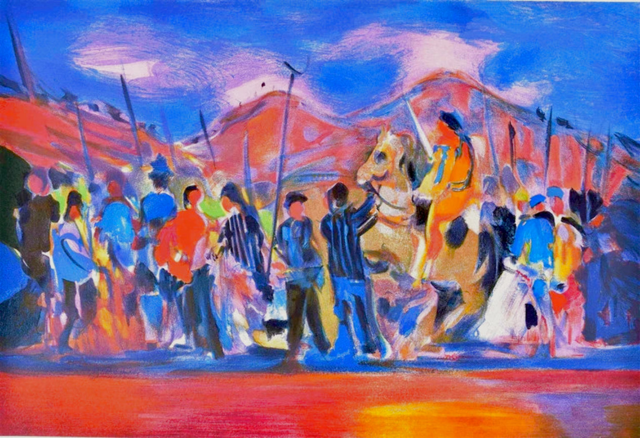 Les Partisans 2002 Limited Edition Lithograph by Marcel Mouly - For ...
