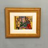 Les Deux Amies 1998 14x16 - Signed Twice Original Painting by Marcel Mouly - 2