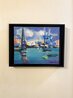 Amsterdam Bleu 2004 10 X 13  - Netherlands - Signed Twice Original Painting by Marcel Mouly - 5