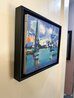 Amsterdam Bleu 2004 10 X 13  - Netherlands - Signed Twice Original Painting by Marcel Mouly - 3