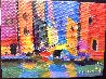 Venice Rouge 2006 7x9 - Italy Original Painting by Marcel Mouly - 1