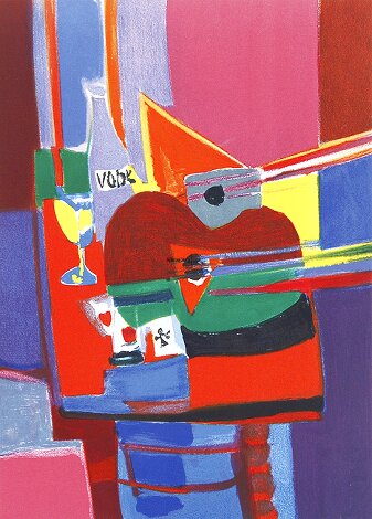 La Bouteille de Vodka 2006 Limited Edition Print - Marcel Mouly