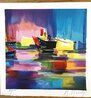 Bateaux au Ciel Rose et Bleu 2007 Limited Edition Print by Marcel Mouly - 2