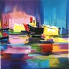 Bateaux au Ciel Rose et Bleu 2007 Limited Edition Print by Marcel Mouly - 0