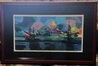 Le Mouillage Aux Nuages Roses - Framed Limited Edition Print by Marcel Mouly - 1