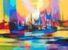 Depart Pour La Grande Poche - Huge 38x44 Limited Edition Print by Marcel Mouly - 0