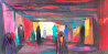 Dans Le Souk 1987 47x23 Original Painting by Marcel Mouly - 0 Dans Le Souk 1987 47x23 Original Painting by Marcel Mouly - 0