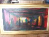 Dans Le Souk 1987 47x23 Original Painting by Marcel Mouly - 2 Dans Le Souk 1987 47x23 Original Painting by Marcel Mouly - 2