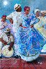Baile de Bomba y Plena 2 1980 36x24 Original Painting by Ivan Moura - 0