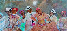 Baile De Bomba Y Plena 1980 36x41 - Huge Original Painting by Ivan Moura - 1