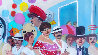 Carnival 1980 40x30 - Huge Original Painting by Ivan Moura - 2