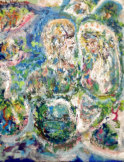 Wedding 50x38 Super Huge Original Painting - Max Shertz Wedding 50x38 Super Huge Original Painting - Max Shertz