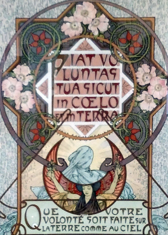 Le Pater - On the Earth As It is in the Heavens  1899 Limited Edition Print - Alphonse Mucha