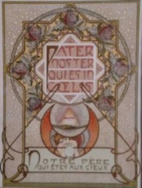 Le Pater - Notre Pere Qui Etes Aux Cieux (Our Father Who is in the Heavens) 1899 Limited Edition Print by Alphonse Mucha