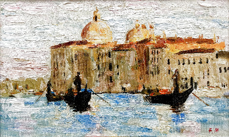 Venice 2017 17x23 - Italy Original Painting - Fedor Mukhin